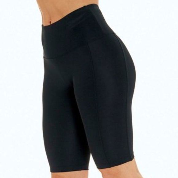Bally Pants - High Rise Bally’s Total Fitness Biker Shorts NWT
